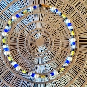 Beaded necklace handmade